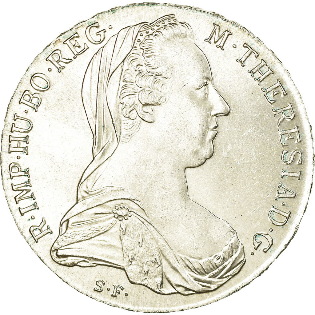 Moeda, Áustria, Joseph II, Thaler, 1780, Nova cunhagem oficial, AU(55-58)