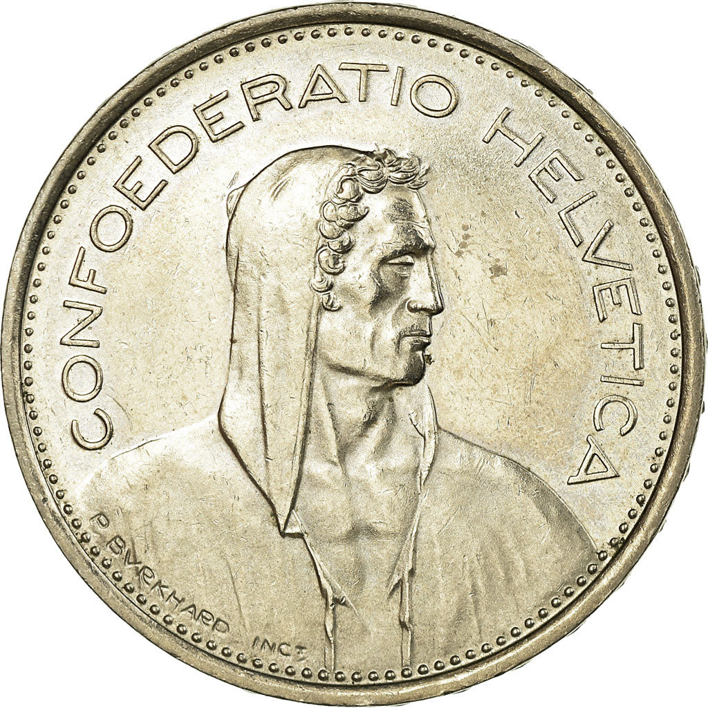 Münze, Schweiz, 5 Francs, 1977, Bern, SS, Copper-nickel, KM:40a.1