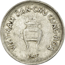 Moneta, Vietnam, 5 Hao, 1946, BB, Alluminio, KM:2.1, Lecompte:2