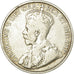 Moneda, Canadá, George V, 50 Cents, 1918, Royal Canadian Mint, Ottawa, BC+