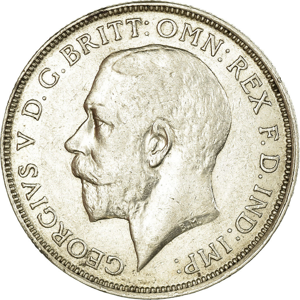 Moeda, Grã-Bretanha, George V, Florin, Two Shillings, 1916, AU(50-53), Prata