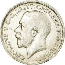 Moneta, Gran Bretagna, George V, Florin, Two Shillings, 1916, BB+, Argento