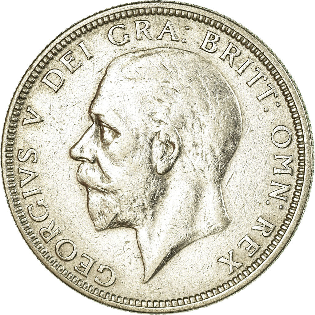 Moneta, Gran Bretagna, George V, Florin, Two Shillings, 1929, BB+, Argento