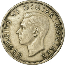 Moneta, Gran Bretagna, George VI, 1/2 Crown, 1951, BB, Rame-nichel, KM:879