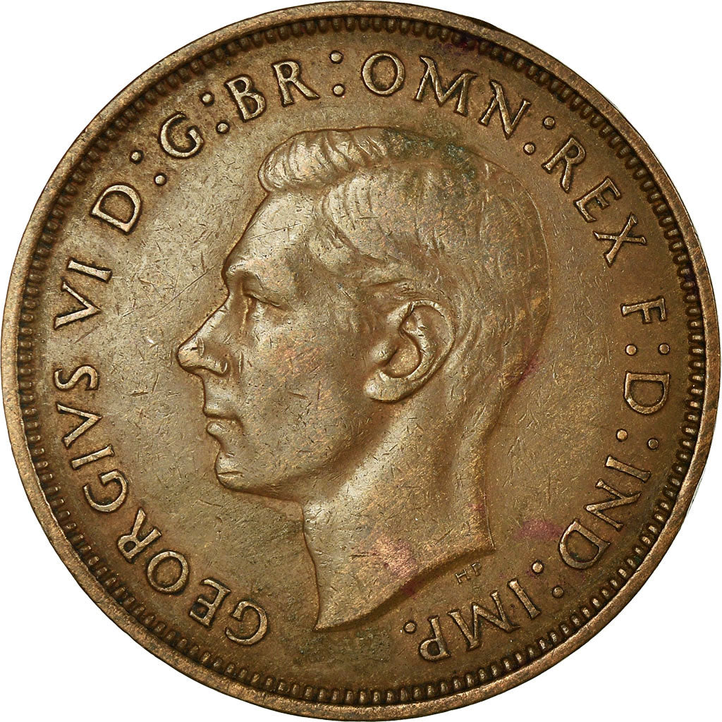 Monnaie, Grande-Bretagne, George VI, Penny, 1938, SUP, Bronze, KM:845
