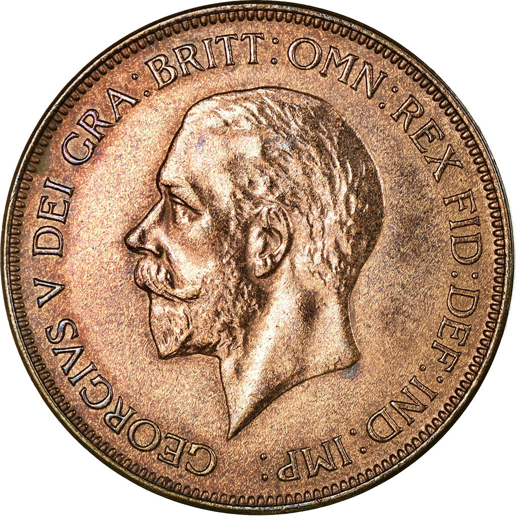 Munten, Groot Bretagne, George V, Penny, 1935, PR, Bronze, KM:838