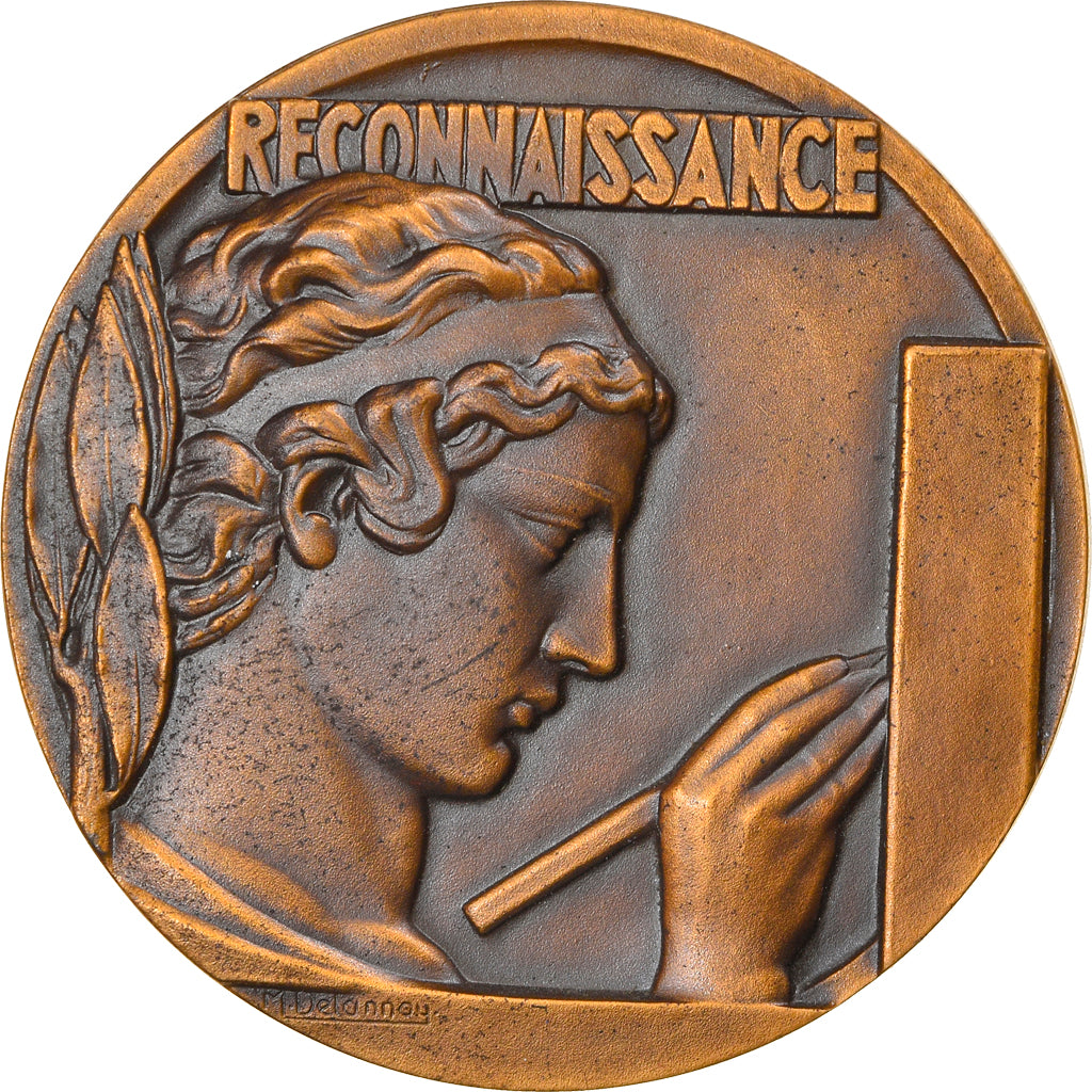 France, Medal, Les Donneurs de Sang, Reconnaissance, Delannoy, MS(63), Bronze