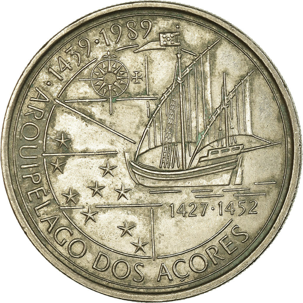 Moneta, Portogallo, 100 Escudos, 1989, MB, Rame-nichel, KM:648