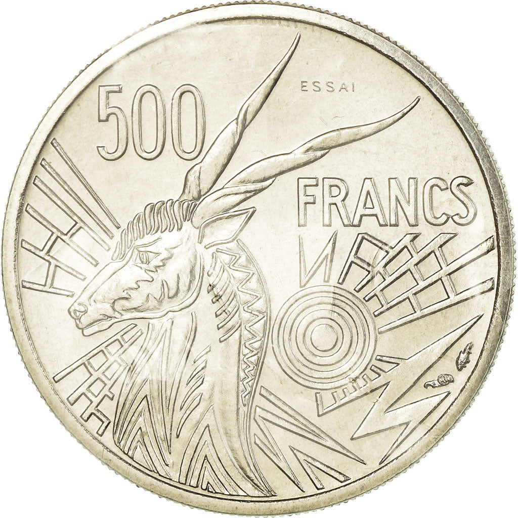 Monnaie, États de l'Afrique centrale, 500 Francs, 1976, Paris, ESSAI, FDC