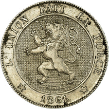 Münze, Belgien, Leopold I, 5 Centimes, 1861, SS+, Copper-nickel, KM:21
