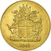 Moeda, Islândia, Krona, 1946, AU(50-53), Alumínio-Bronze, KM:12