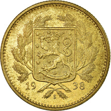 Moneta, Finlandia, 5 Markkaa, 1938, MB+, Alluminio-bronzo, KM:31