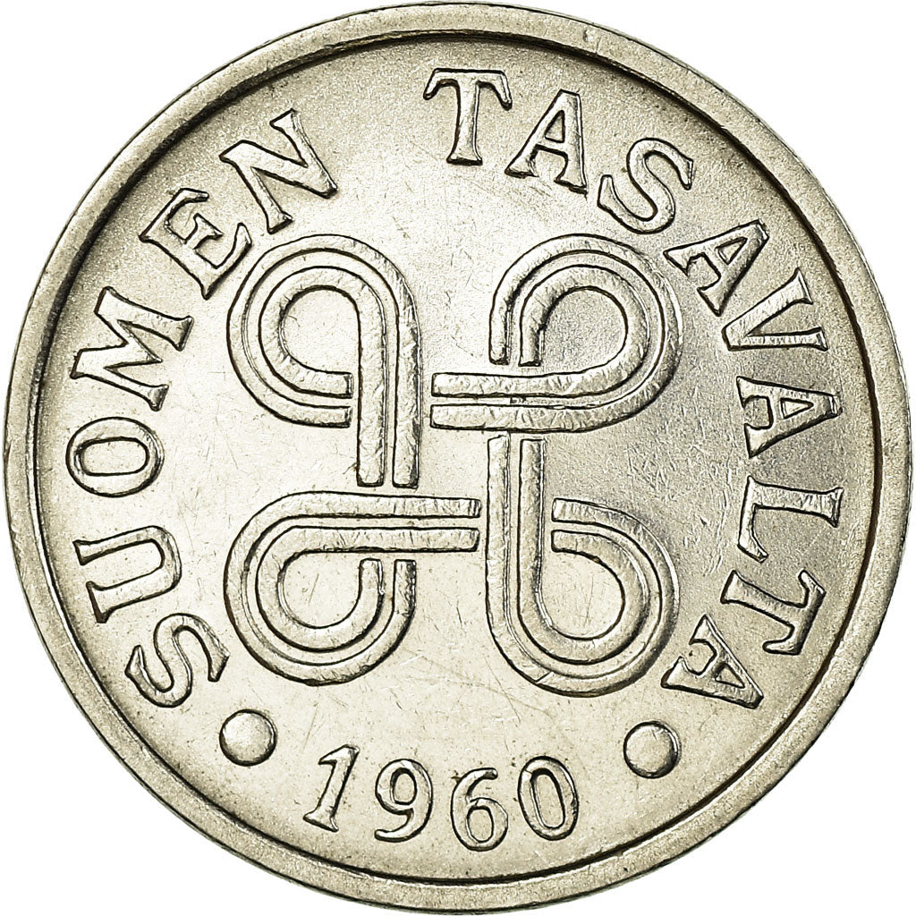 Münze, Finnland, 5 Markkaa, 1960, SS, Nickel Plated Iron, KM:37a