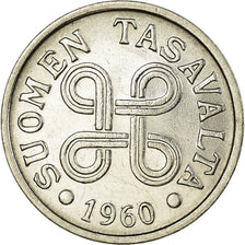 Münze, Finnland, 5 Markkaa, 1960, SS, Nickel Plated Iron, KM:37a