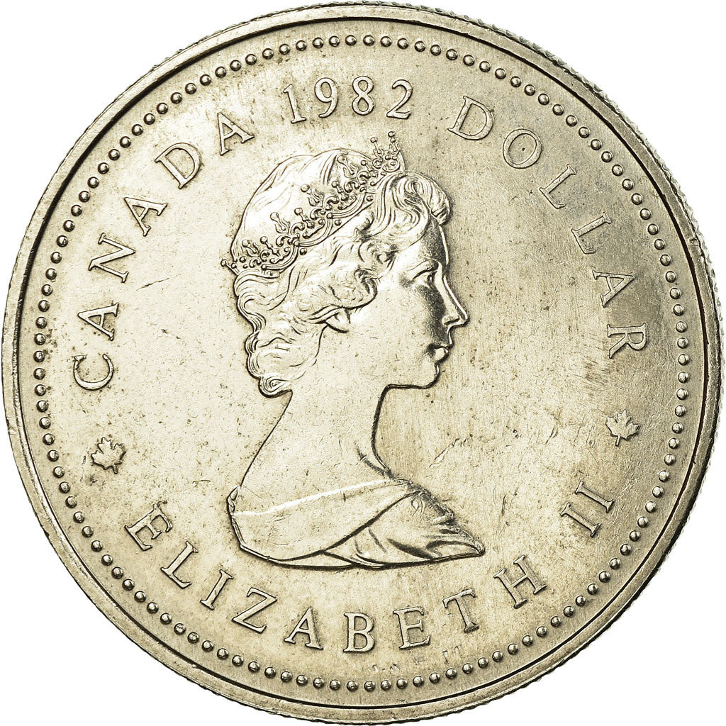 Münze, Kanada, Elizabeth II, Dollar, 1982, Royal Canadian Mint, Ottawa, SS+
