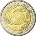 Włochy, 2 Euro, World Food Programme, 2004, MS(63), Bimetaliczny, KM:237