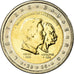 Luxemburgo, 2 Euro, 2005, MS(63), Bimetálico, KM:87