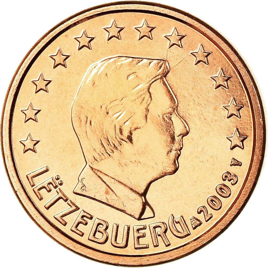 Lussemburgo, Euro Cent, 2003, SPL, Acciaio placcato rame, KM:75