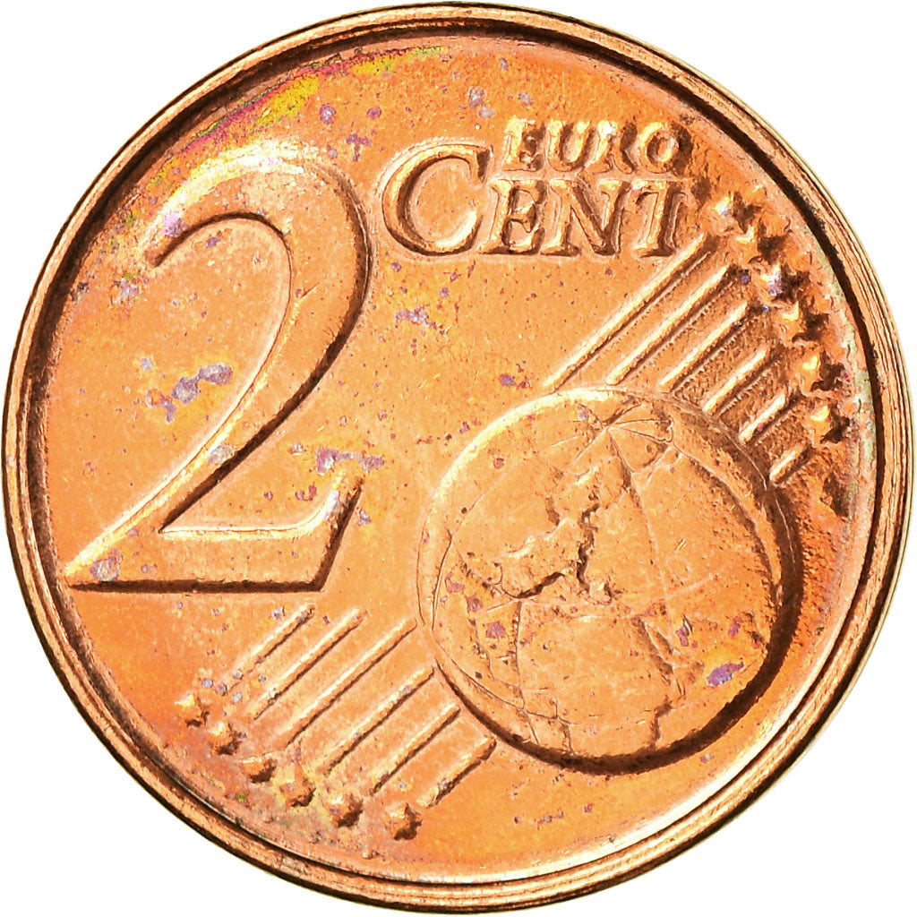 Netherlands, 2 Euro Cent, 2000, AU(55-58), Copper Plated Steel, KM:235