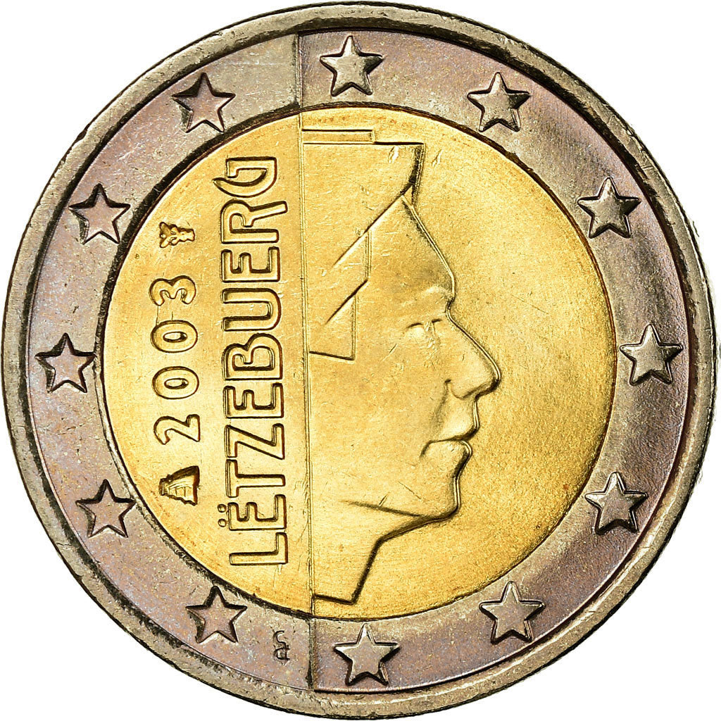 Luxembourg, 2 Euro, 2003, SPL, Bi-Metallic, KM:82
