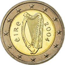 IRELAND REPUBLIC, 2 Euro, 2004, MS(63), Bi-Metallic, KM:39