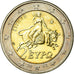 Grecja, 2 Euro, 2002, AU(55-58), Bimetaliczny, KM:188