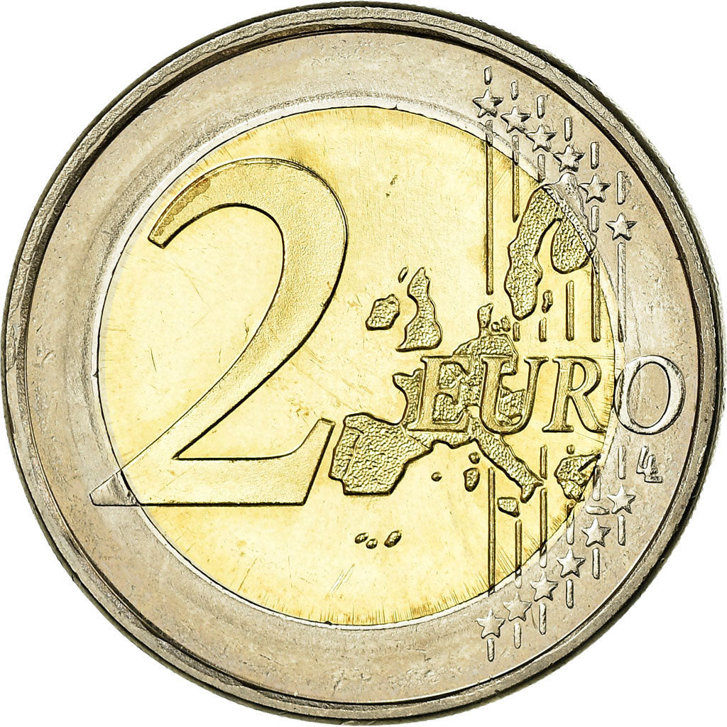 Grecia, 2 Euro, 2002, EBC, Bimetálico, KM:188