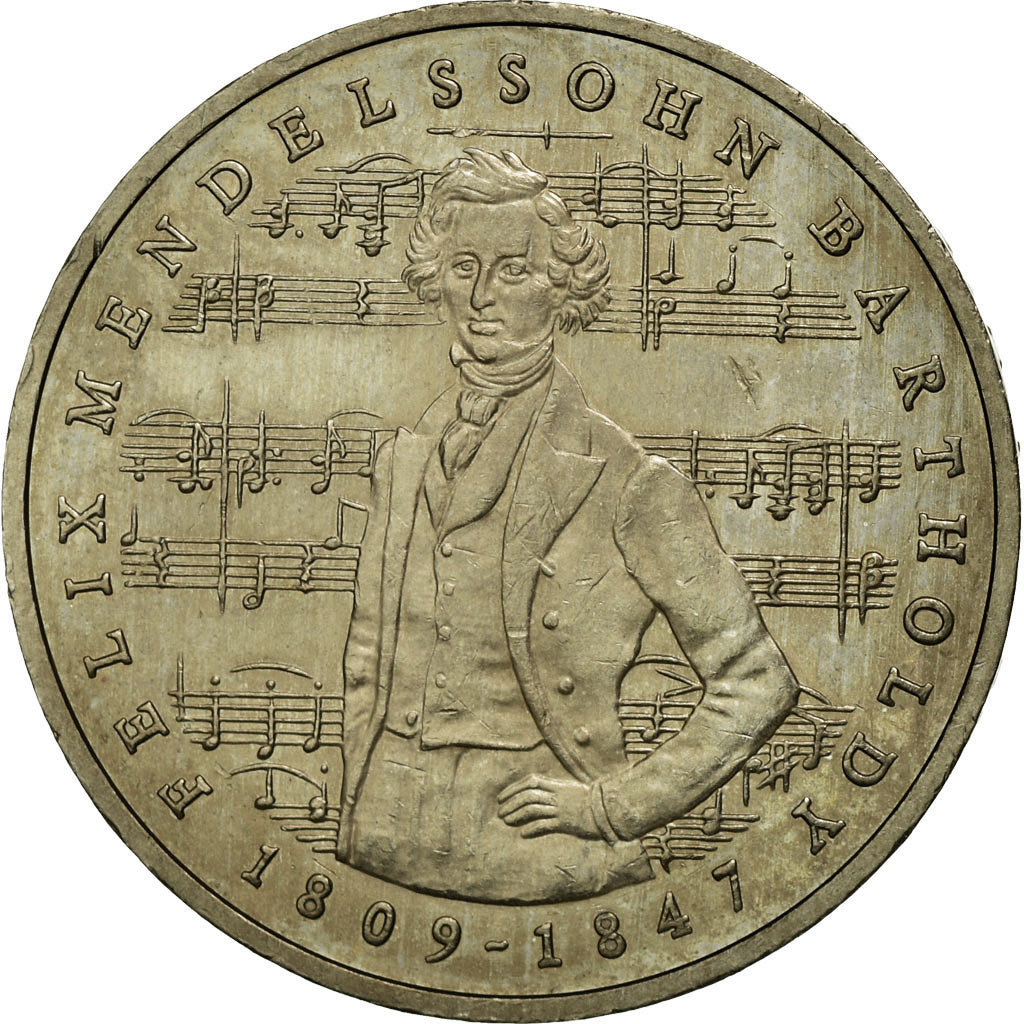 Coin, GERMANY - FEDERAL REPUBLIC, 5 Mark, 1984, Hamburg, Germany, AU(55-58)