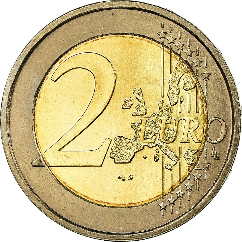 Portugal, 2 Euro, 2004, UNZ, Bi-Metallic, KM:747