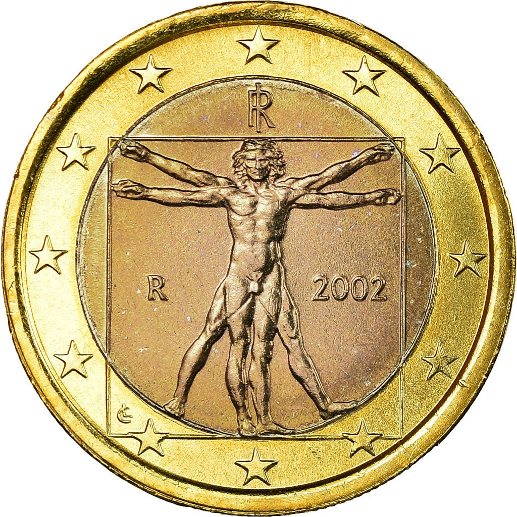 Italia, Euro, 2002, SPL-, Bi-metallico, KM:216