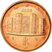 Italia, Euro Cent, 2004, SPL-, Acciaio placcato rame, KM:210