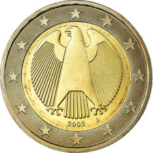 Bundesrepublik Deutschland, 2 Euro, 2002, VZ, Bi-Metallic, KM:214