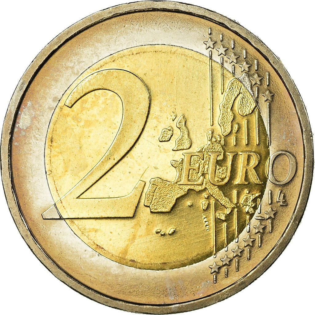 Bundesrepublik Deutschland, 2 Euro, 2002, VZ, Bi-Metallic, KM:214