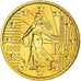Francia, 10 Euro Cent, 2002, SPL, Ottone, Gadoury:4a, KM:1285
