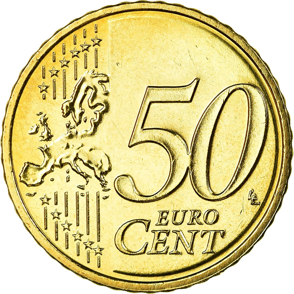 Luxemburgo, 50 Euro Cent, 2012, MS(63), Latão, KM:91
