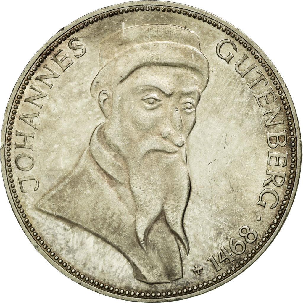 Coin, GERMANY - FEDERAL REPUBLIC, 5 Mark, 1969, Stuttgart, Germany, AU(55-58)