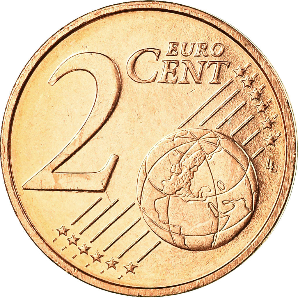 Luxembourg, 2 Euro Cent, 2012, MS(63), Copper Plated Steel, KM:76