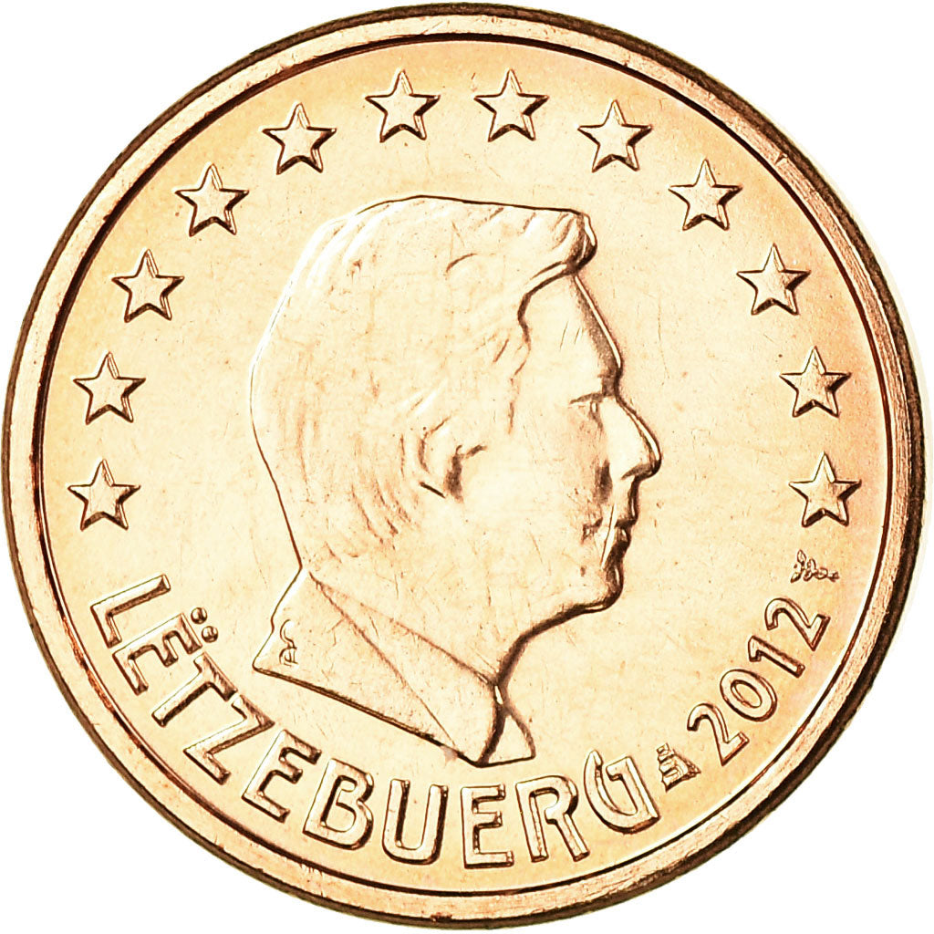 Luxemburg, Euro Cent, 2012, UNZ, Copper Plated Steel, KM:75