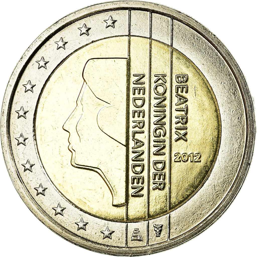 Países Bajos, 2 Euro, 2012, EBC, Bimetálico, KM:272
