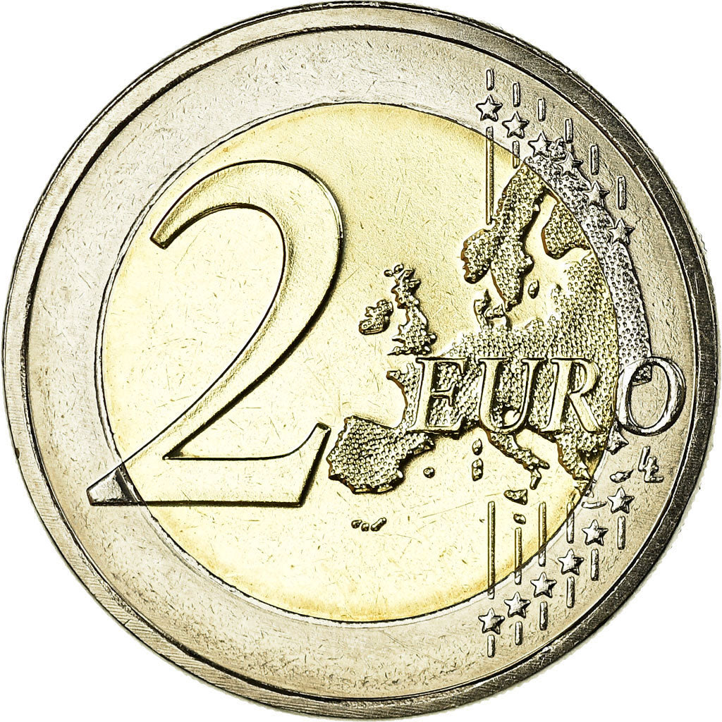 Países Bajos, 2 Euro, 2012, EBC, Bimetálico, KM:272