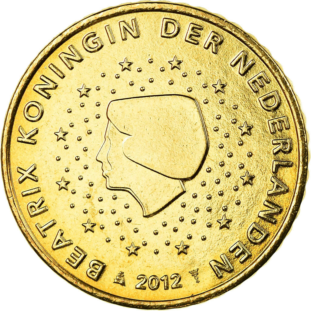 Niederlande, 50 Euro Cent, 2012, UNZ, Messing, KM:270