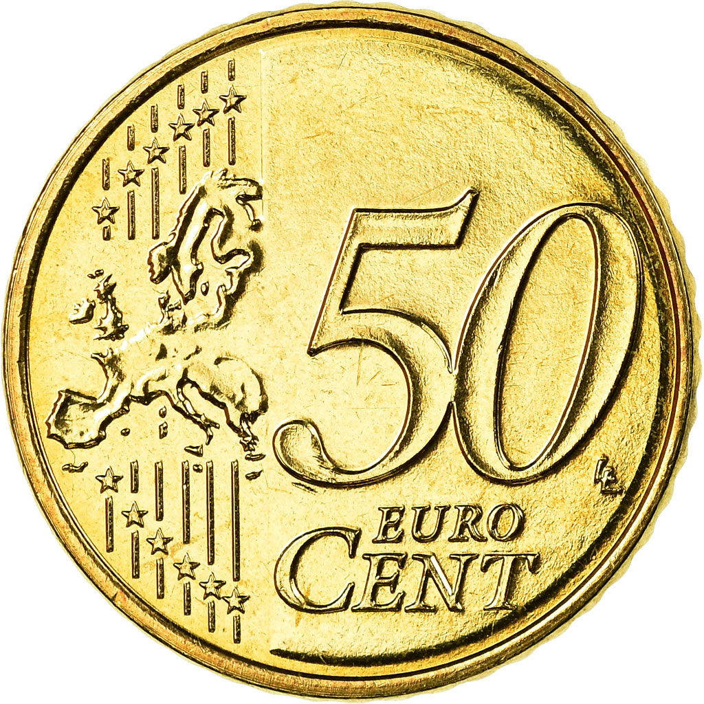 Niederlande, 50 Euro Cent, 2012, UNZ, Messing, KM:270