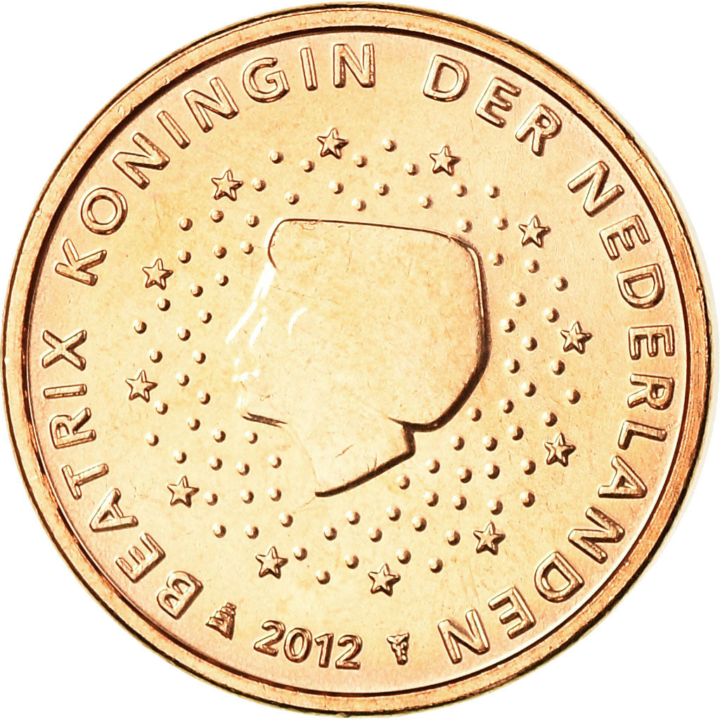 Niederlande, Euro Cent, 2012, UNZ, Copper Plated Steel, KM:234