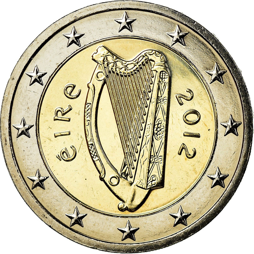IRELAND REPUBLIC, 2 Euro, 2012, VZ, Bi-Metallic, KM:51