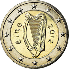 IRELAND REPUBLIC, 2 Euro, 2012, VZ, Bi-Metallic, KM:51