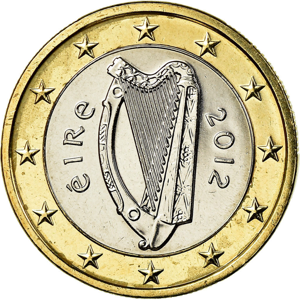 REPUBBLICA D’IRLANDA, Euro, 2012, SPL-, Bi-metallico, KM:50