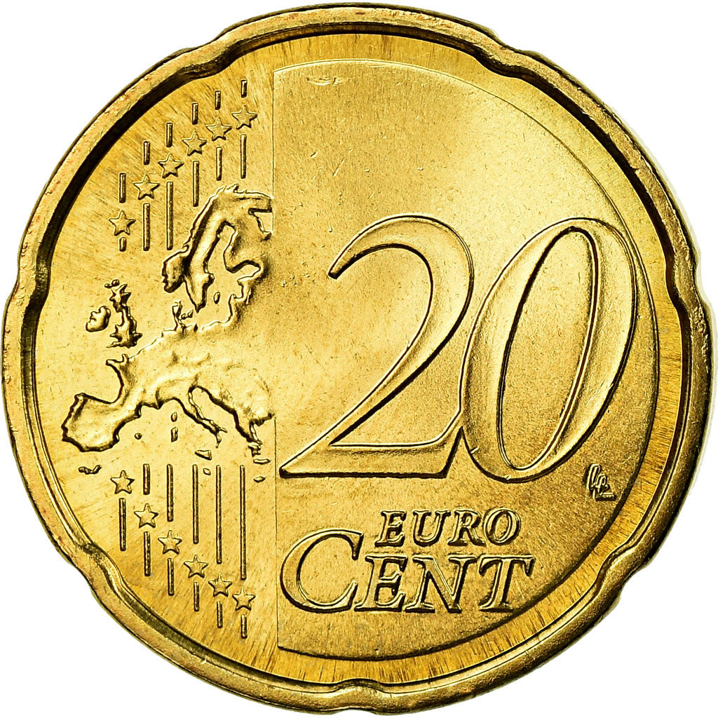 España, 20 Euro Cent, 2012, EBC, Latón, KM:1148