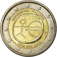 Italien, 2 Euro, European Monetrary Union, 10th Anniversary, 2009, SS+