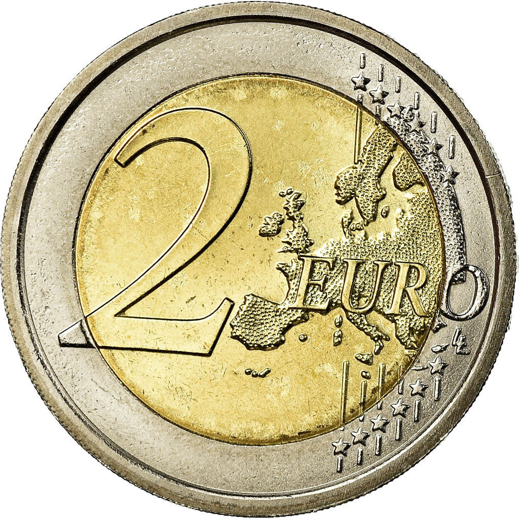 Italien, 2 Euro, European Monetrary Union, 10th Anniversary, 2009, SS+