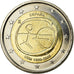 Hiszpania, 2 Euro, European Monetary Unit, 10th Anniversary, 2009, Madrid